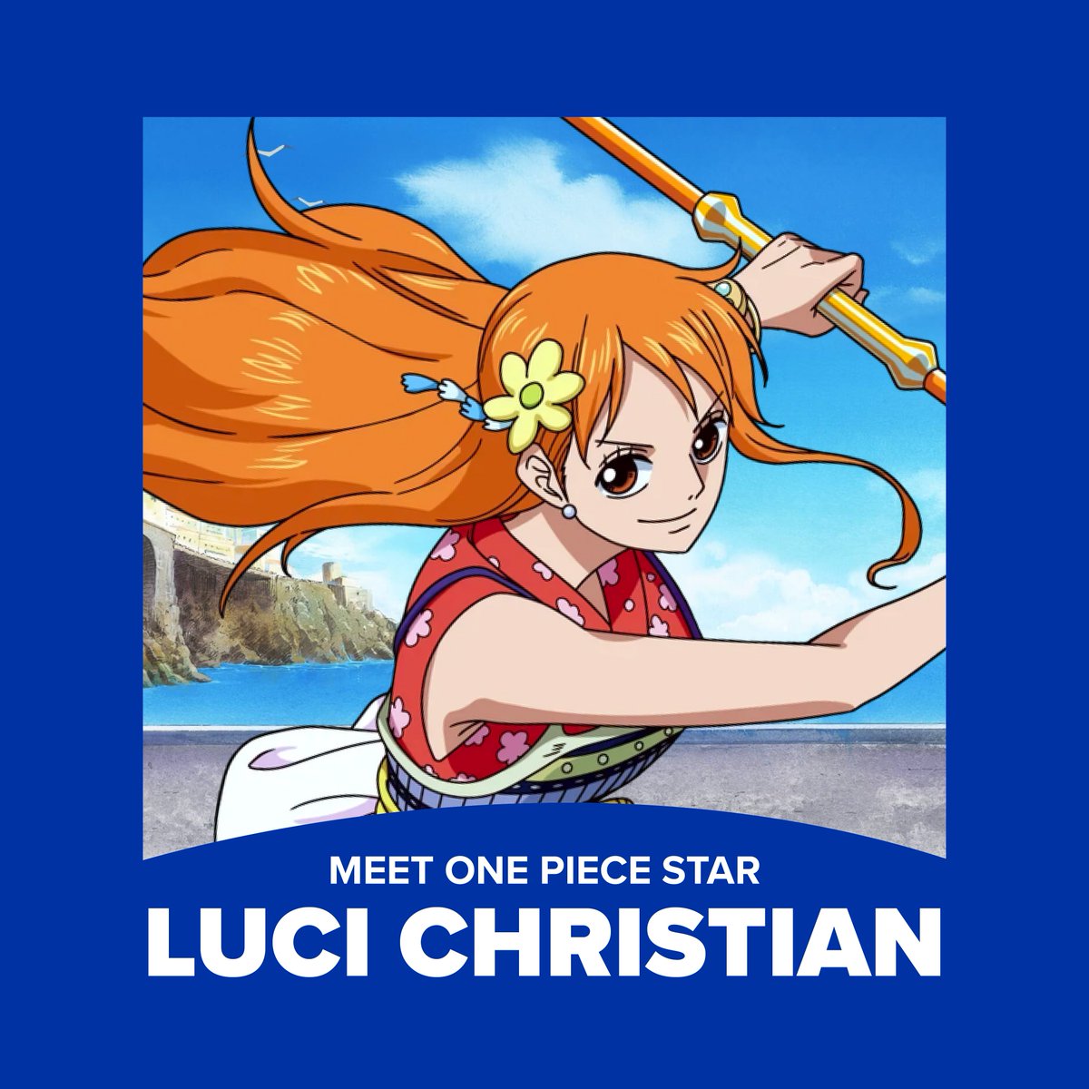 Nami is charting a new course—the log pose is pointing to Edmonton 🗺️ Meet Luci Christian, the voice behind the Straw Hat pirate with the best sense of direction, this September at EDMONTON EXPO. Get tickets: spr.ly/60164Eg1e

#OnePiece #Nami #LuciChristian