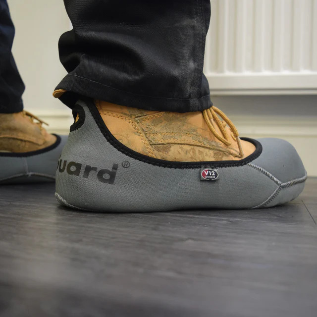 Always taking dirty boots off at the door?

Not with MukGuard: the washable, reusable overshoe that keeps floors clean &amp; mark-free. No plastic, no mess, no annoying on &amp; off. 

Grab yours now.
hubs.ly/Q03rqCTK0

#safetyfootwear #sustainableppe #healthandsafety #v12footwear