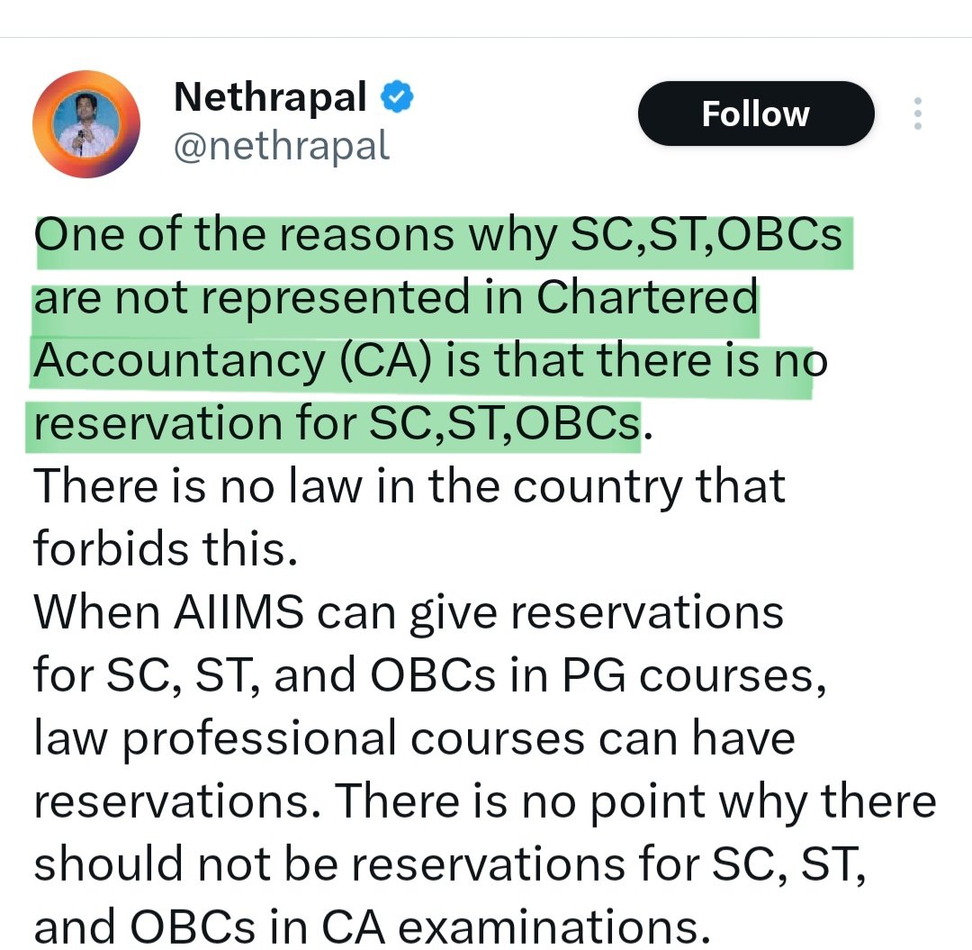 No reservation means 100% seats are open for everyone!
That means everyone has an opportunity to apply and claim a seat!

Don't project lack of capability as lack of opportunity!

Remember:
Reservation is not the only way to get a seat!
Other way is to study, like everyone else!