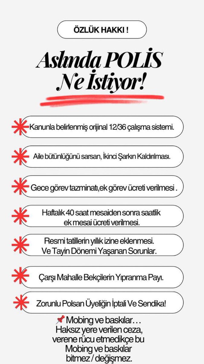 #PolisHakkınıİstiyor