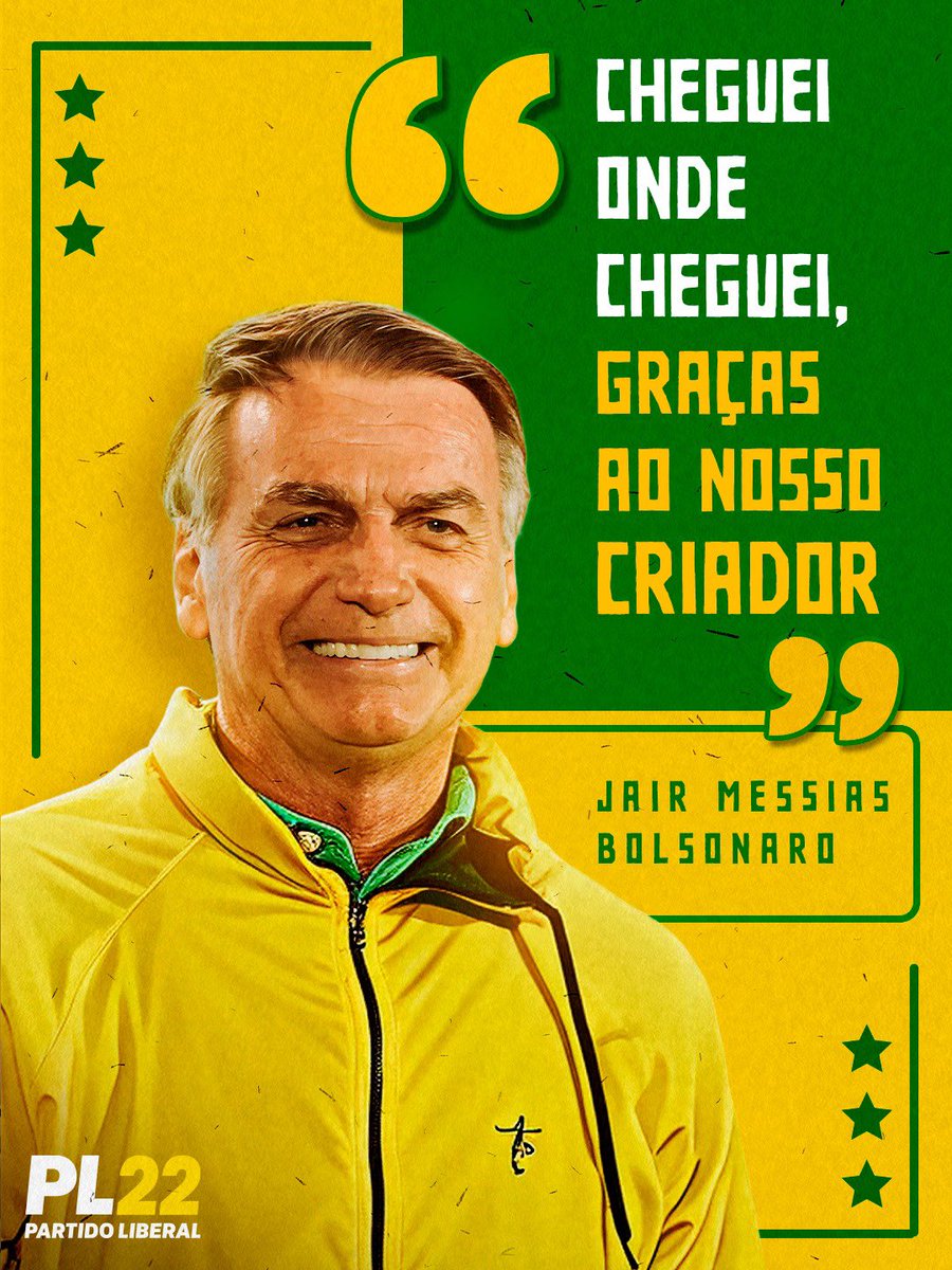 Nosso presidente Jair Bolsonaro nunca esteve sozinho. Chegou onde chegou pela fé, pela coragem e pelo apoio de milhões de brasileiros.

Estamos com você, capitão! 🇧🇷🤝