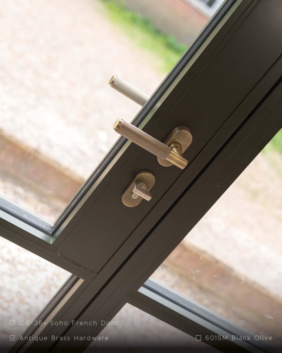 RAL 6015 Black Olive x Antique Brass, the boldest pairing making waves on our OB-36+ Soho Doors. 🖤✨🫒 This rich, earthy green teamed with luxe antique brass detailing is fast becoming the go-to look for those wanting standout style with a timeless edge...

#OriginDoors