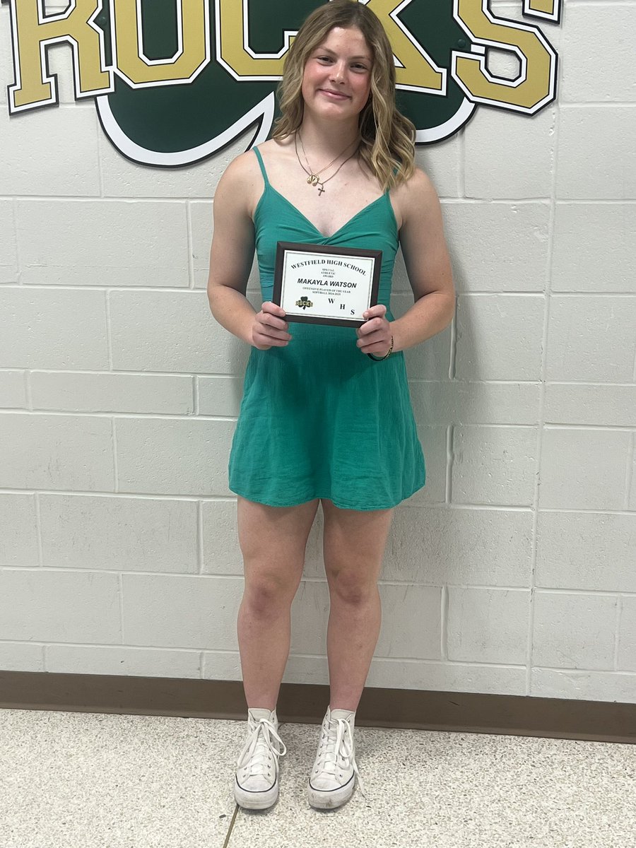 Makayla Watson 2026 (@makaylawatson26) on Twitter photo Wrapped up high school season last week at our banquet. Honored to be named the Offensive Player of the Year. Tied the single season stolen base record and broke the career stolen base record. Looking forward to one more season! <a href="/Rocks_softball/">Westfield Softball</a> <a href="/PackSoftball/">NC State Softball</a> <a href="/IMG08BenGod/">Indiana Magic Gold National Bennett/Goddard 18U</a> Wrapped up high school season last week at our banquet. Honored to be named the Offensive Player of the Year. Tied the single season stolen base record and broke the career stolen base record. Looking forward to one more season! <a href="/Rocks_softball/">Westfield Softball</a> <a href="/PackSoftball/">NC State Softball</a> <a href="/IMG08BenGod/">Indiana Magic Gold National Bennett/Goddard 18U</a>