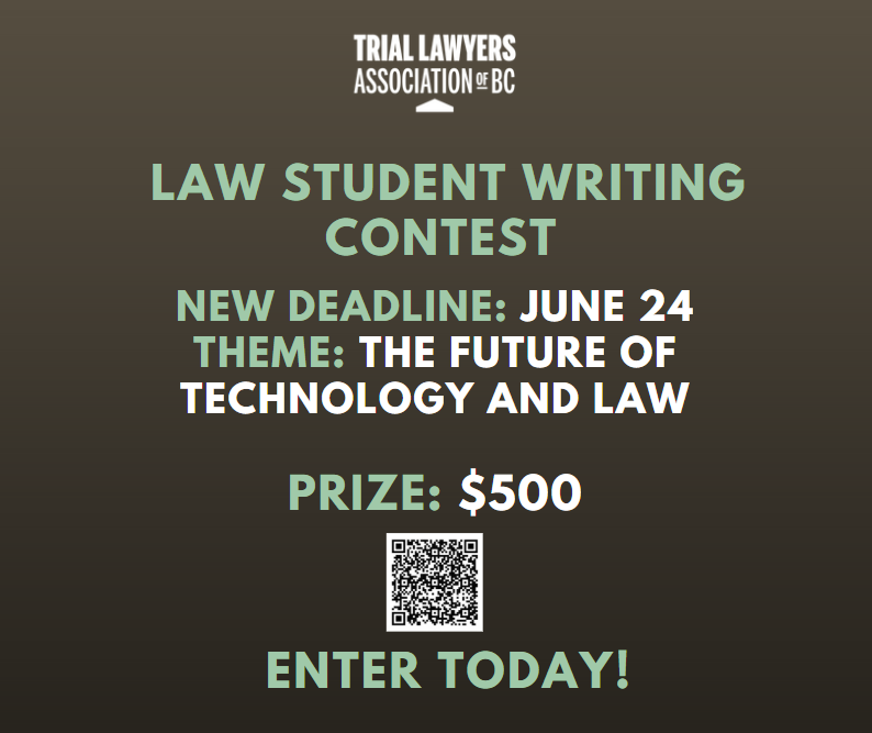 Deadline extended to Tuesday June 24. Enter for a chance to win $500 and publication in the Verdict magazine. ow.ly/BVvz50W7bwU