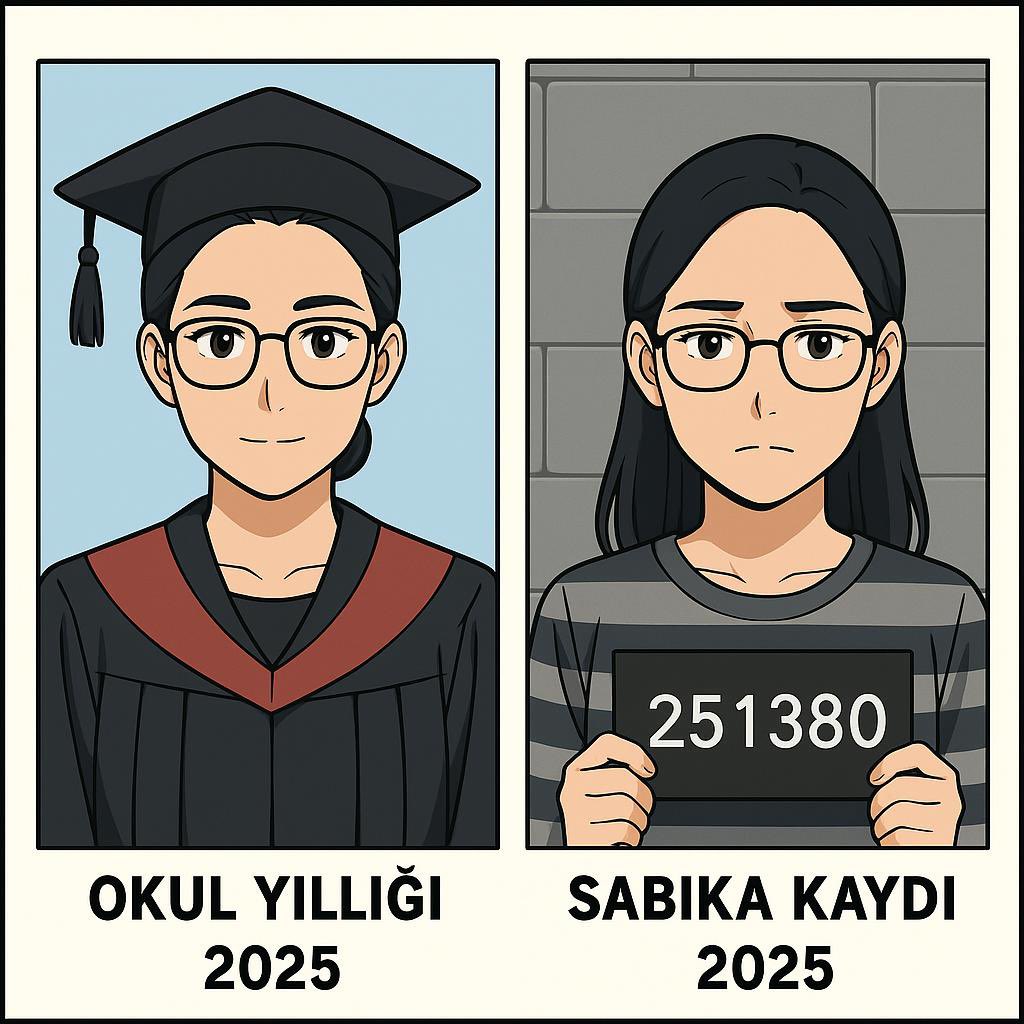 Fotoğrafı Yıllığa Değil, Sabıka Kaydına Girdi

Gençlerin amfide, kampüste, üniversite etkinliklerinde yer aldıkları fotoğraf karelerini görmek istiyoruz; kelepçelenmiş hâllerini değil!

ÜlkeminGençleri Tutuklu