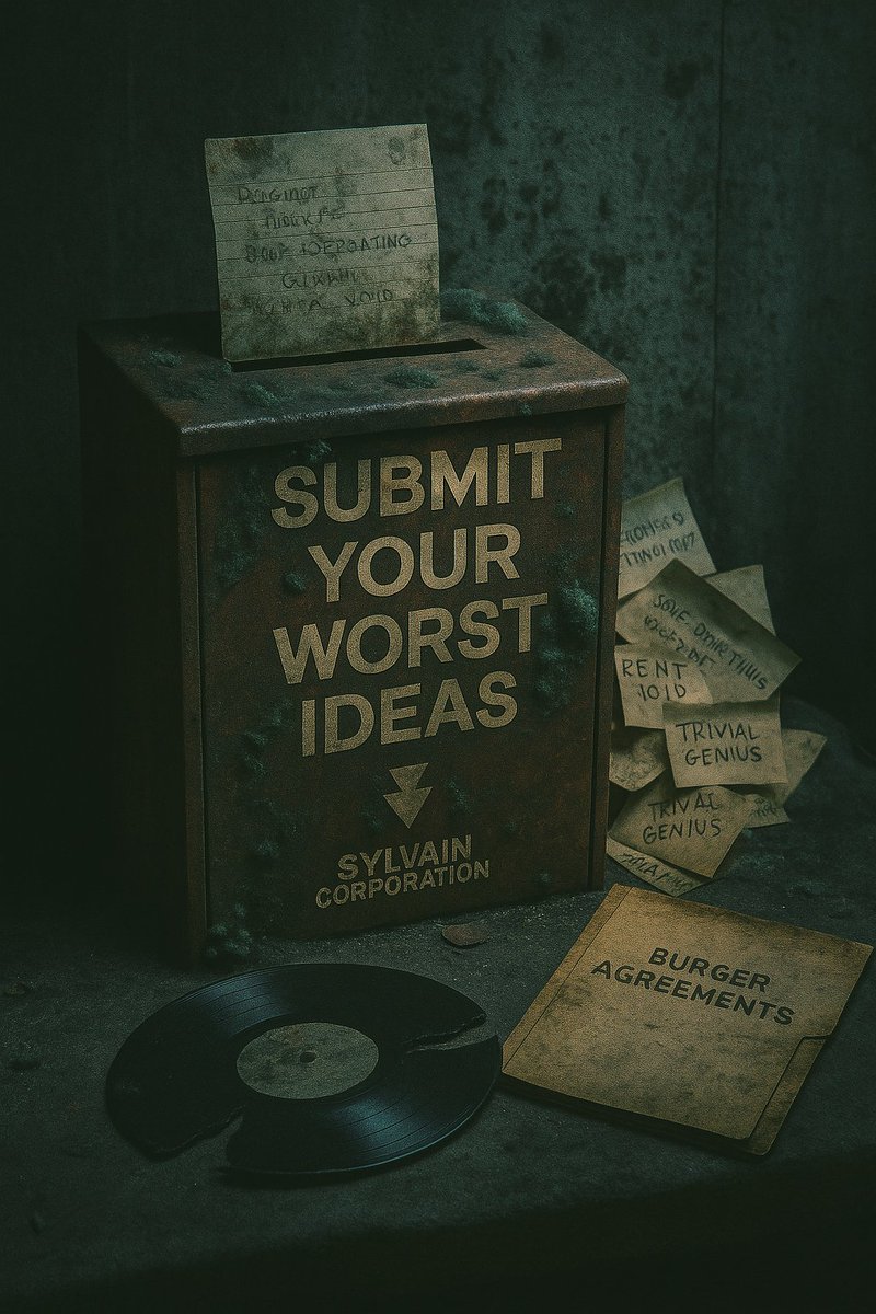 nftbargainbin's tweet photo. we’re opening the floor to failure.
submit your worst idea for a Wasteman release.
nothing too coherent, nothing with potential.
the least inspiring will be quietly acknowledged.
winner receives nothing and may regret it.
#tezos #openfailure #wasteman #communitydecline https://t.co/C3d13WkMYh