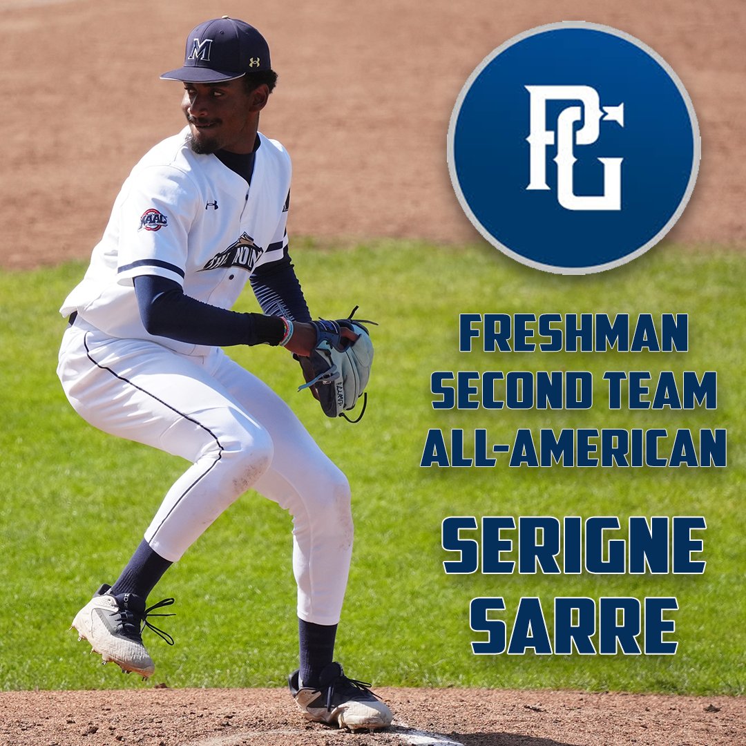 Mount St. Mary's Baseball (@mount_bsb) on Twitter photo Congratulations to Serigne Sarre on being named a Freshman All-American by <a href="/PerfectGameUSA/">Perfect Game USA</a>!
#GoMount Congratulations to Serigne Sarre on being named a Freshman All-American by <a href="/PerfectGameUSA/">Perfect Game USA</a>!
#GoMount