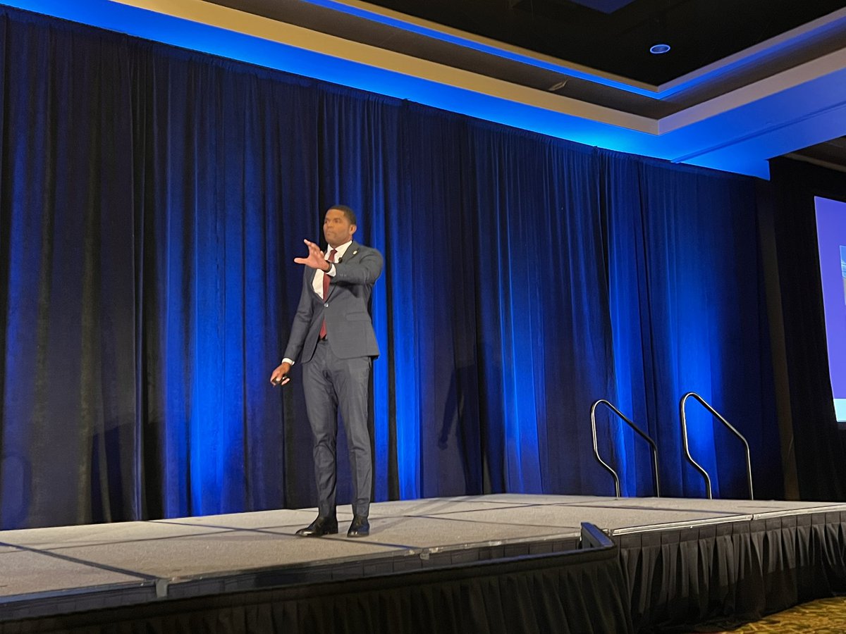 tasanet's tweet image. “Courageous leadership is disruptive” is the 🔥 testimony given by @DrHenson2 today in his #txedFest Talk on the transformative work done by the school leaders in @MarlinISDTX. “No excuses” he says. #InspiringLeaders #txed