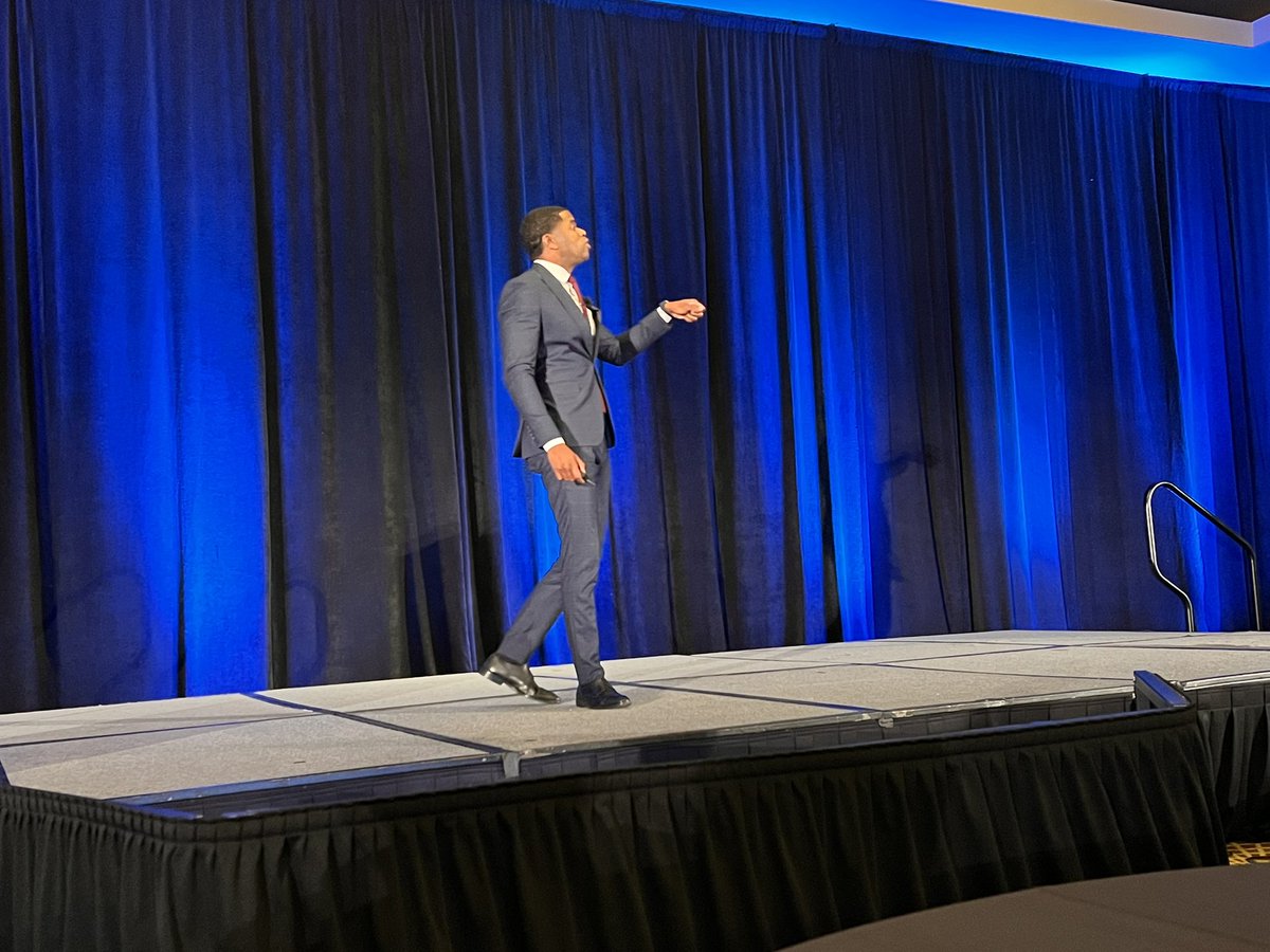 tasanet's tweet image. “Courageous leadership is disruptive” is the 🔥 testimony given by @DrHenson2 today in his #txedFest Talk on the transformative work done by the school leaders in @MarlinISDTX. “No excuses” he says. #InspiringLeaders #txed