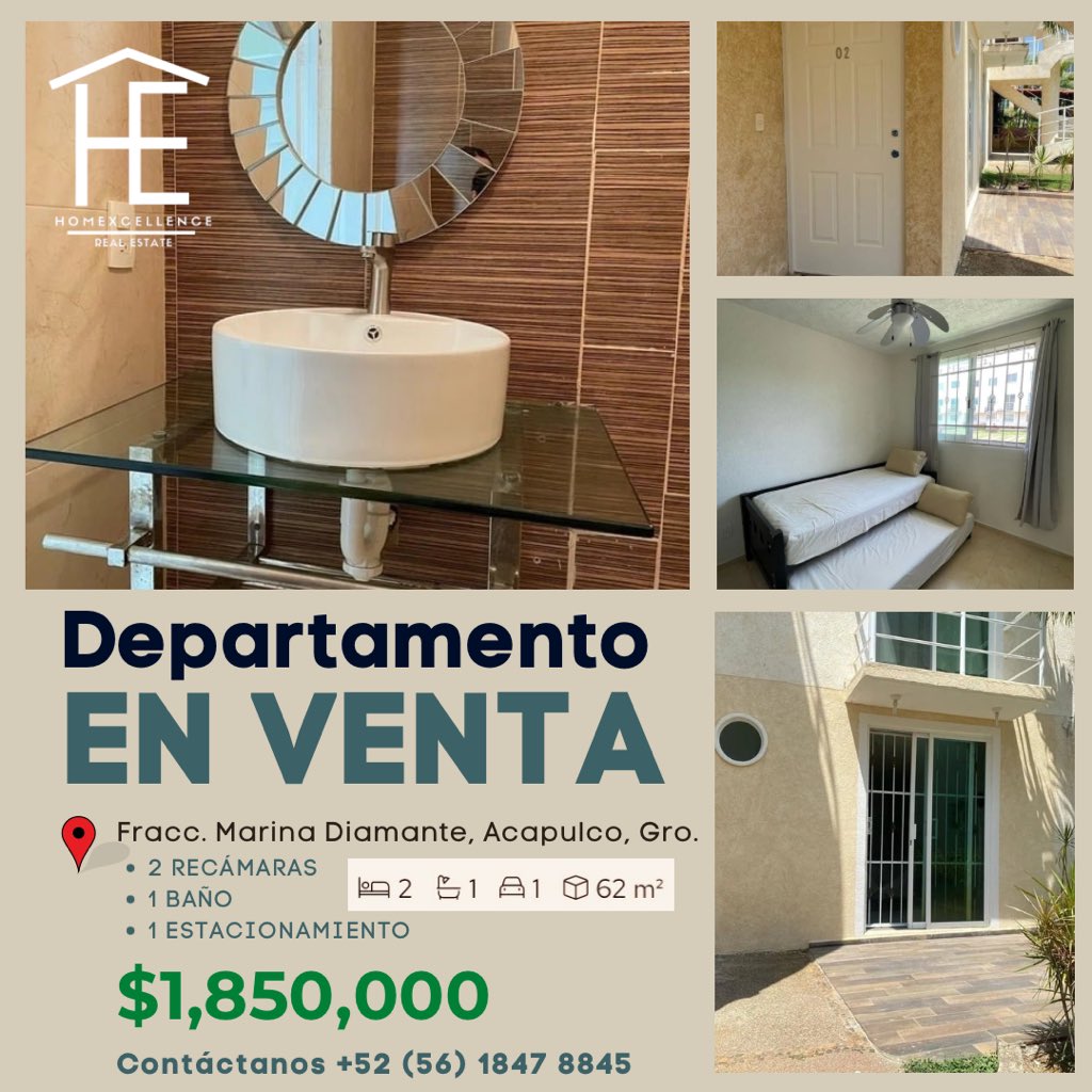 homexcellence's tweet photo. 🏝 Departamento en VENTA – Marina Diamante, Acapulco

#playa #acapulco #marinadiamante #depaenplaya #mar #homexcellence #beach #inversion #airbnb #vivedetusrentas https://t.co/FN0hcKrHMm