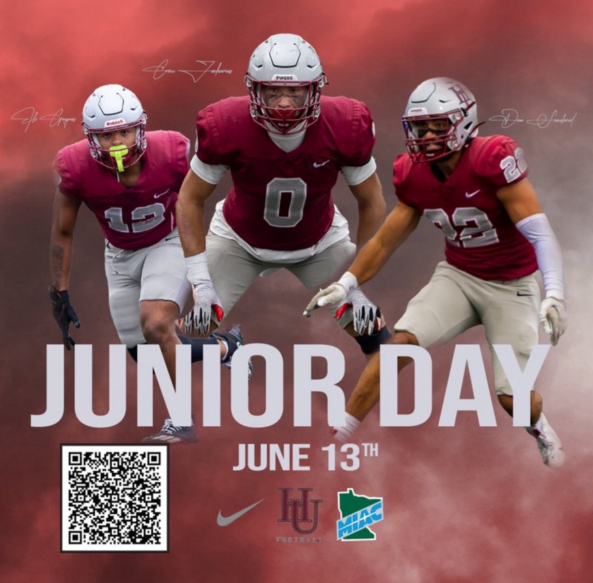 cartersoma41's tweet image. Thanks @CoachGreenie and @HamlineFootball for the junior day invite
