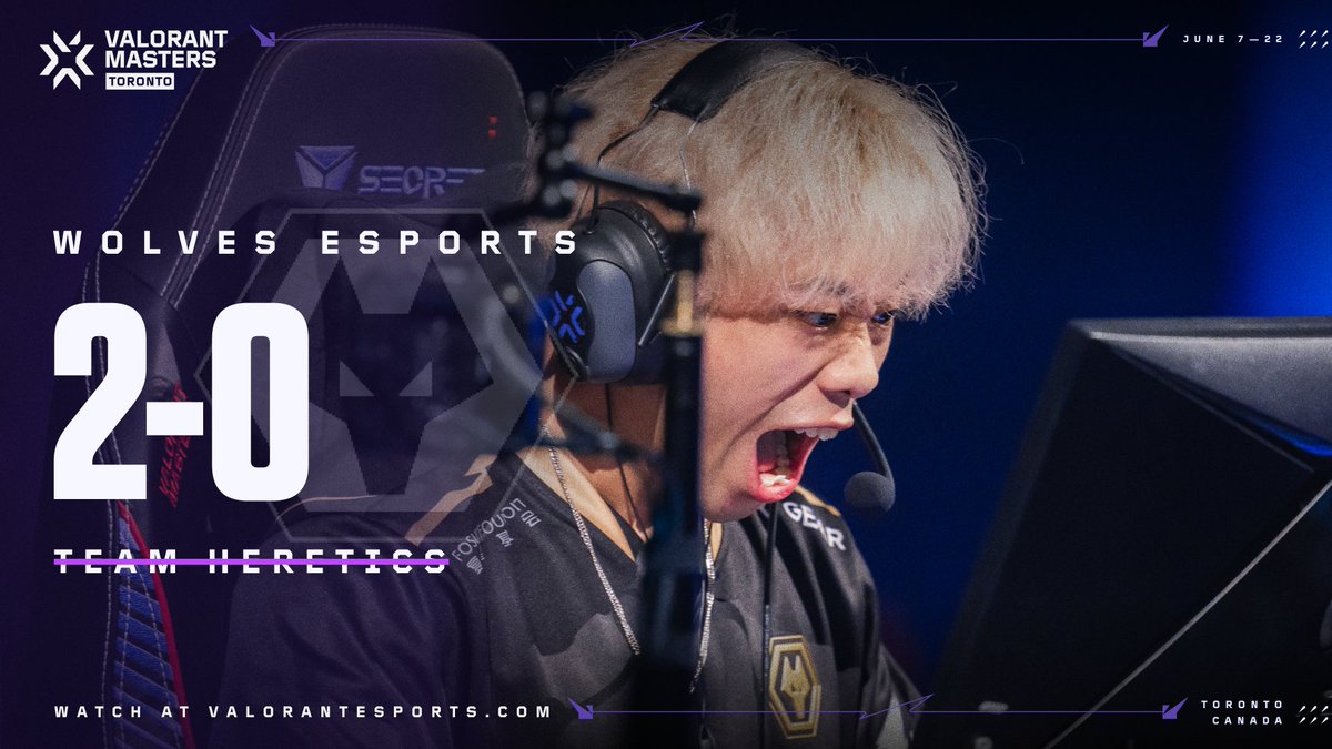 First global series win for <a href="/WolvesEsports/">Wolves Esports</a>! #VALORANTMasters