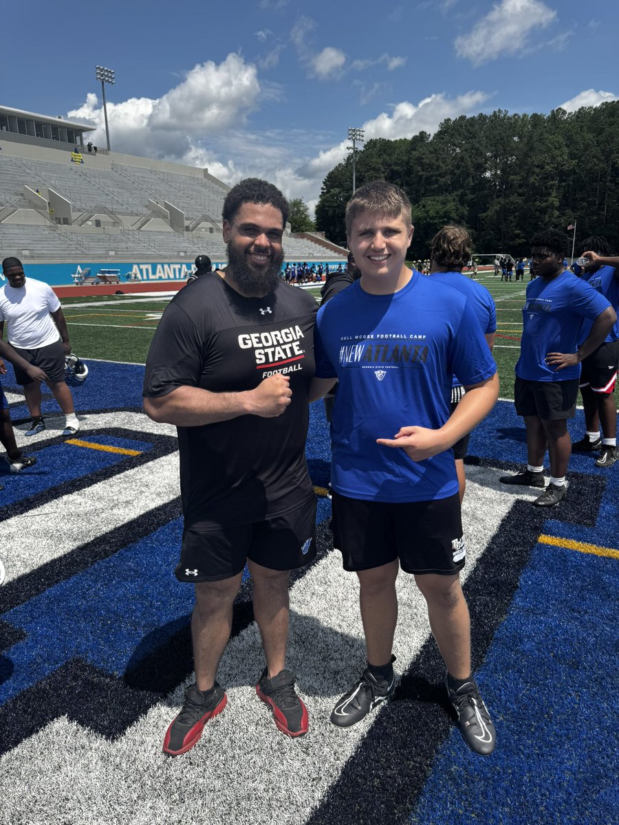 Sam Cannon (@samcannon77) on Twitter photo Had a great camp at <a href="/GeorgiaStateFB/">GSU Football</a> and got to meet some of the coaches. can't wait to be back next summer, good luck next season! #lightitblue <a href="/HebronLionsFB/">Hebron Lions Football</a> <a href="/CoachBryantRoss/">Bryant Ross</a> <a href="/CoachTFoster/">Timothy Foster</a> <a href="/CoachKDallas/">Coach Kenny Dallas</a> <a href="/AdamCannon72/">Adam Cannon</a> <a href="/Velocity_FB/">Velocity Football Academy™</a> Had a great camp at <a href="/GeorgiaStateFB/">GSU Football</a> and got to meet some of the coaches. can't wait to be back next summer, good luck next season! #lightitblue <a href="/HebronLionsFB/">Hebron Lions Football</a> <a href="/CoachBryantRoss/">Bryant Ross</a> <a href="/CoachTFoster/">Timothy Foster</a> <a href="/CoachKDallas/">Coach Kenny Dallas</a> <a href="/AdamCannon72/">Adam Cannon</a> <a href="/Velocity_FB/">Velocity Football Academy™</a>