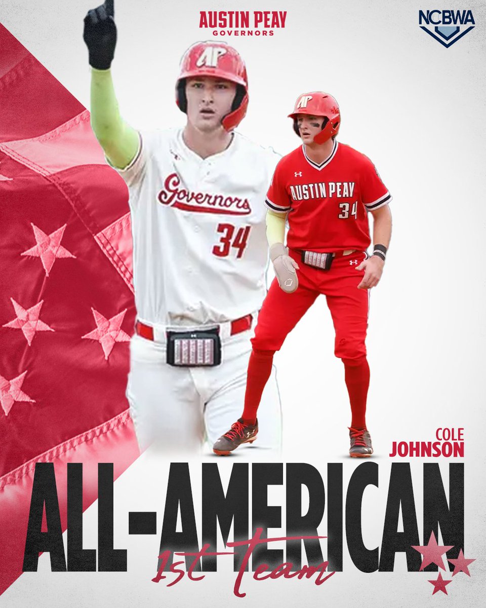 Austin Peay Baseball (@govsbsb) on Twitter photo ๐๐จ๐ฃ๐จ ๐๐ซ๐จ๐ฎ๐ ๐ก๐ญ ๐ญ๐ก๐ ๐ก๐๐๐ญ๐ฅ
<a href="/ColeBJohnson/">Cole Johnson</a> is the 16th Governor Freshman All-American recipient in program history๐ฉโพ๏ธ
๐๏ธ --> tinyurl.com/mtbvsm3r
๐
ฑ๏ธ๐
ฐ๏ธ๐โ๏ธ | #LetsGoPeay ๐๐จ๐ฃ๐จ ๐๐ซ๐จ๐ฎ๐ ๐ก๐ญ ๐ญ๐ก๐ ๐ก๐๐๐ญ๐ฅ
<a href="/ColeBJohnson/">Cole Johnson</a> is the 16th Governor Freshman All-American recipient in program history๐ฉโพ๏ธ
๐๏ธ --> tinyurl.com/mtbvsm3r
๐
ฑ๏ธ๐
ฐ๏ธ๐โ๏ธ | #LetsGoPeay