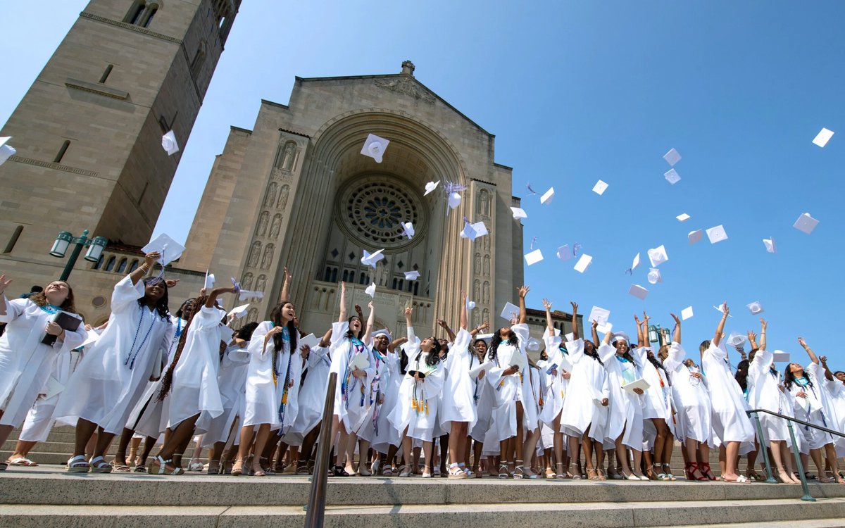 The tassels have been turned for our 2025 seniors, and high school is officially ✅

We are so proud of our LOTAs and can’t wait to see what they go on to accomplish! Once a Holy Cross girl, always a Holy Cross girl 💜🎉