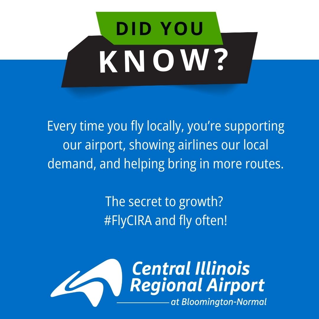 The More You Fly, the More We Grow! 🛫 Every trip you take helps bring more flights, more destinations, and more convenience to our community. Let’s keep climbing—together.

#FlyCIRA