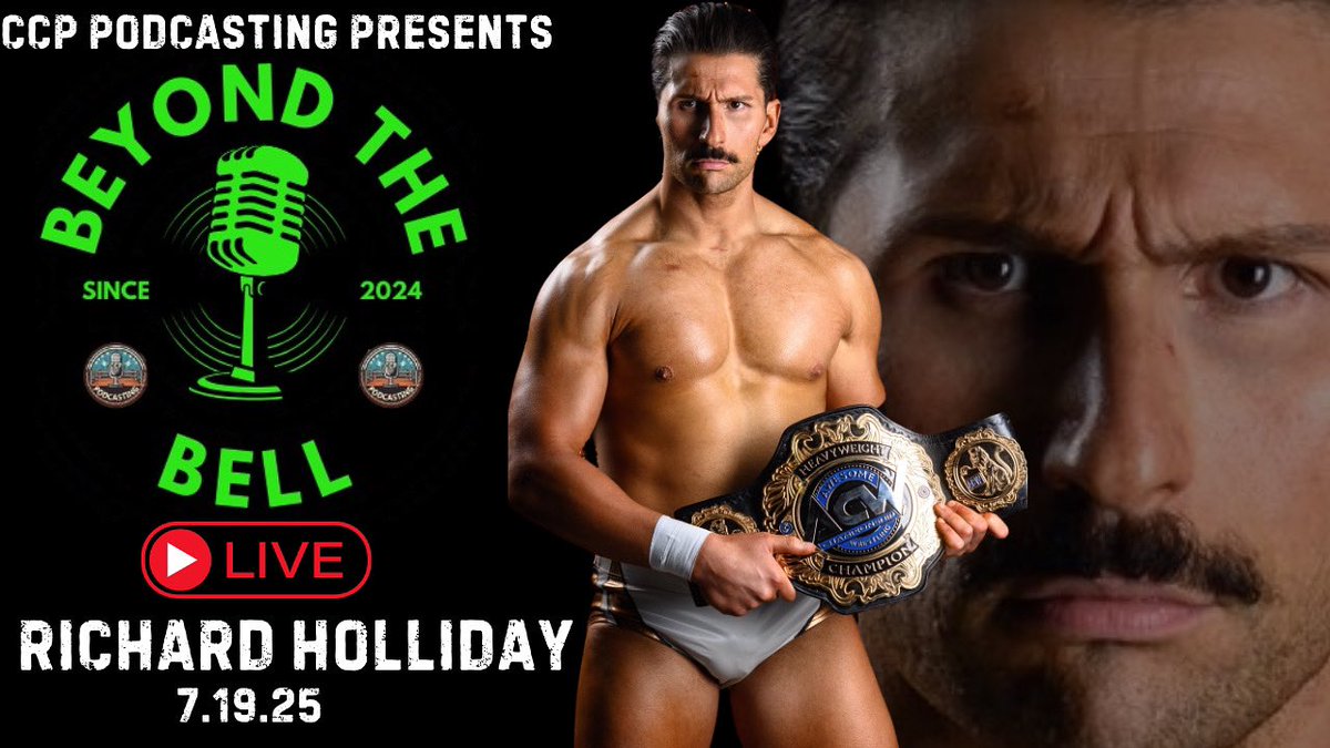 The air is going to be RARE- July 19th - mark your calendars because the greatest of all-time is gracing us LIVE for a Beyond the Bell taping- <a href="/MostMarketable/">Richard Holliday</a> is coming our way ahead of “Narcissistic Behavior” on Sunday August 3rd- tickets can be found on eventbrite.com