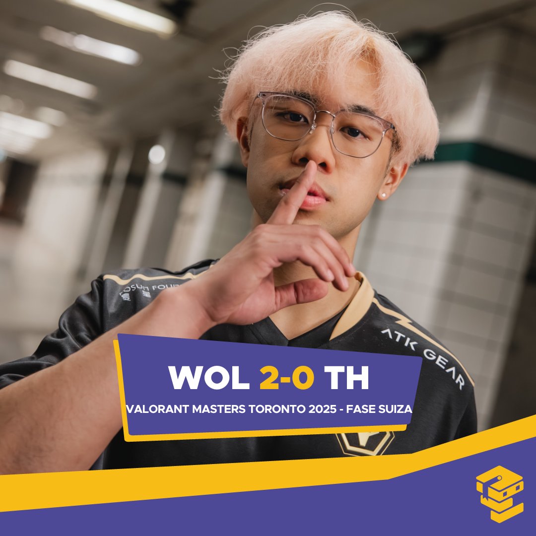 Wolves sobrevive a la eliminación tras ganar el partido contra Heretics por 2-0! Mañana jugarán por el pase a Playoffs.

Heretics es el primer equipo eliminado de la #VALORANTMasters sin ganar un mapa.

🔜Siguiente partido eliminatorio: Team Liquid vs MIBR