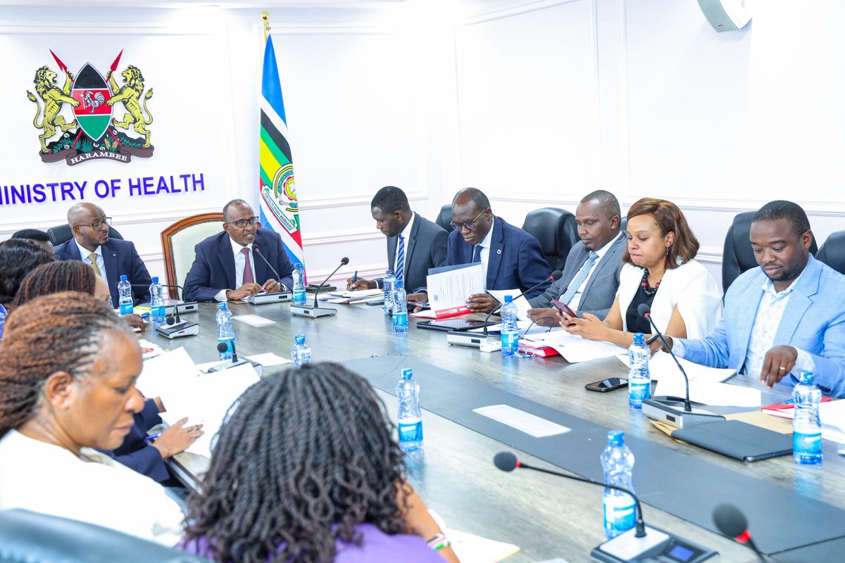 Anne Waiguru EGH, OGW (@annewaiguru) on Twitter photo As a follow-up from the meeting with President <a href="/WilliamsRuto/">William Samoei Ruto, PhD</a> and the Council of Governors, I participated in a joint meeting between <a href="/MOH_Kenya/">Ministry of Health</a> and Council of Governors to advance key health priorities, including UHC, NESP, <a href="/Kemsa_Kenya/">KEMSA</a>, and <a href="/_shakenya/">Social Health Authority</a>.
We agreed on the As a follow-up from the meeting with President <a href="/WilliamsRuto/">William Samoei Ruto, PhD</a> and the Council of Governors, I participated in a joint meeting between <a href="/MOH_Kenya/">Ministry of Health</a> and Council of Governors to advance key health priorities, including UHC, NESP, <a href="/Kemsa_Kenya/">KEMSA</a>, and <a href="/_shakenya/">Social Health Authority</a>.
We agreed on the