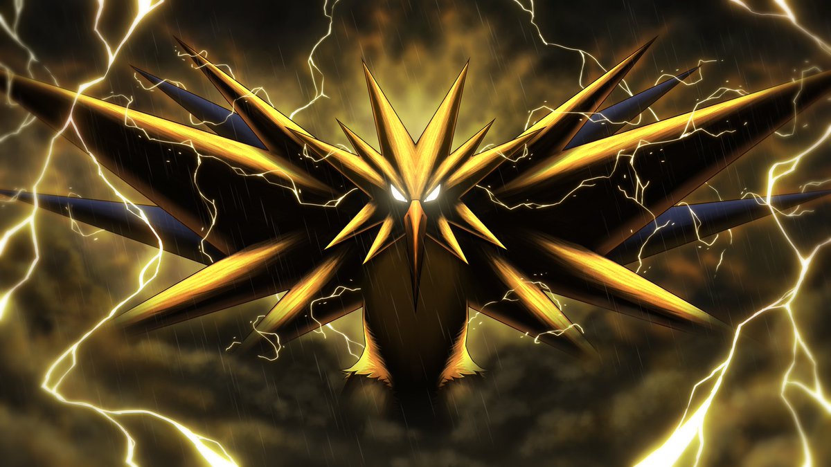 Zapdos, The Storm Lord. 

#Pokemon #pokemonfanart
