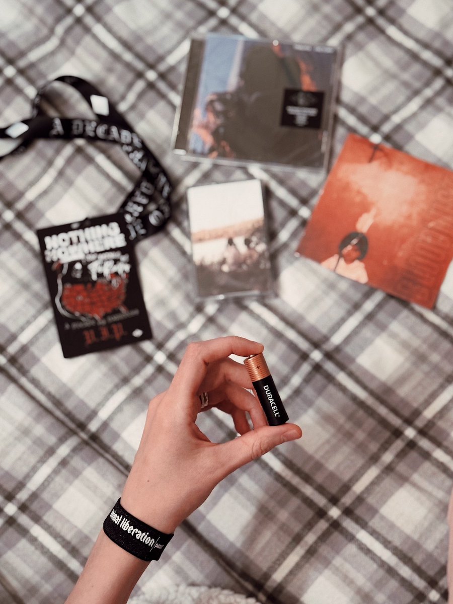 some of my treasures from tour 🖤