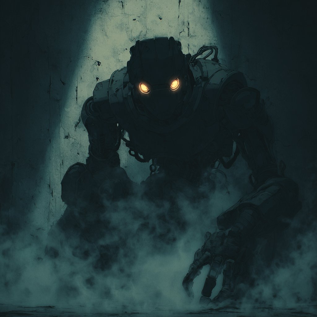 Behind him, one of the machines hissed.
Not steam.
Not breath.
Impatience.
It shifted forward an inch—
unprompted.
Metal claws twitching in the dark. 8/