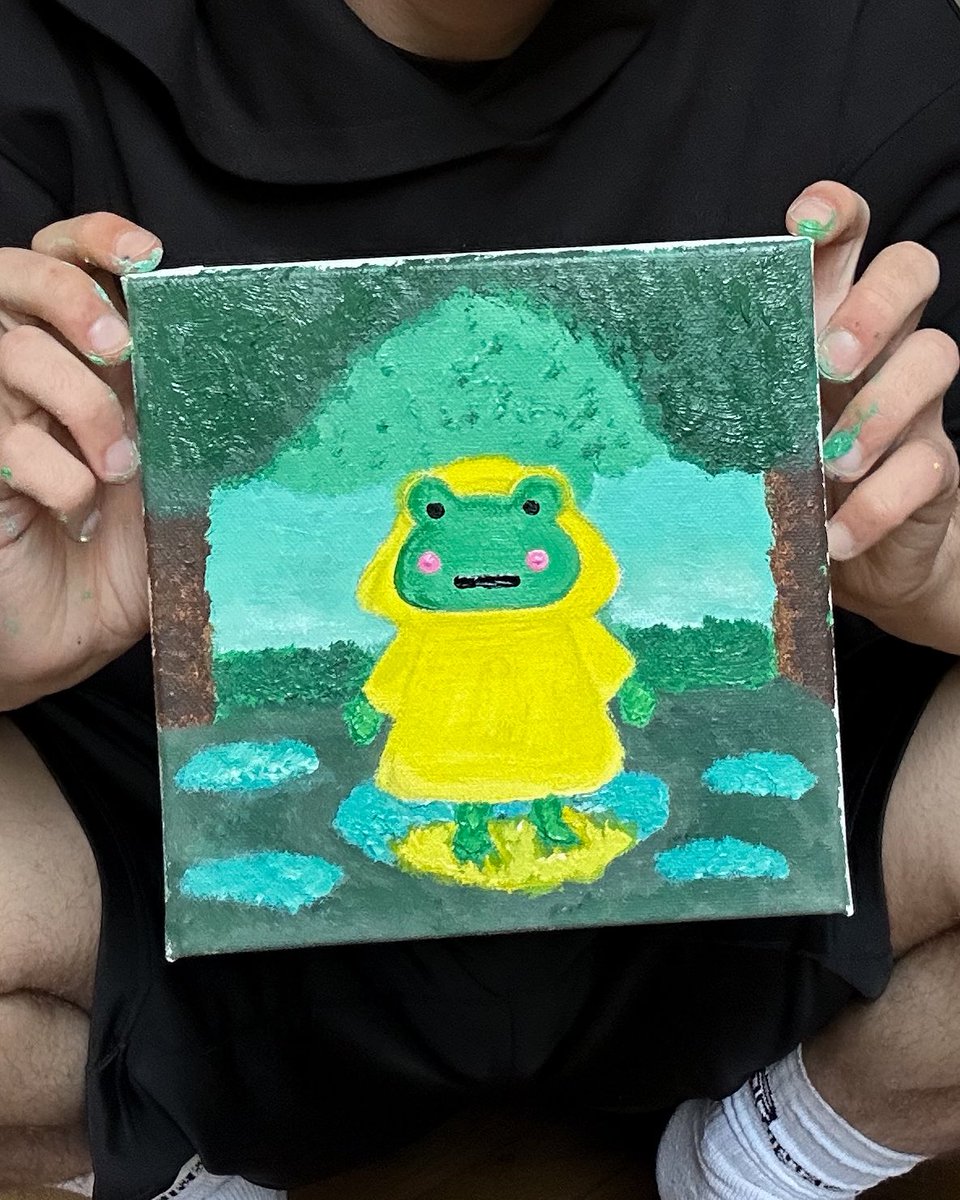 pour cette toile je me suis inspiré de mon vécu