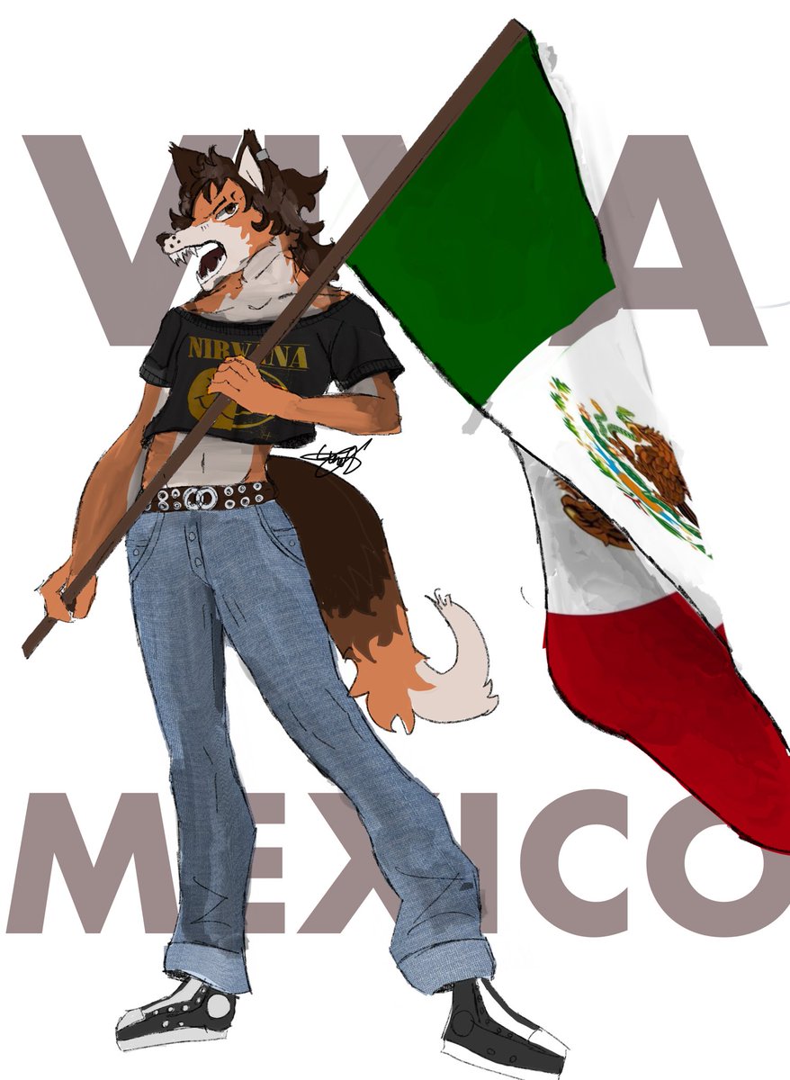 CHINGA TU MIGRA!!!! #furry #furryart