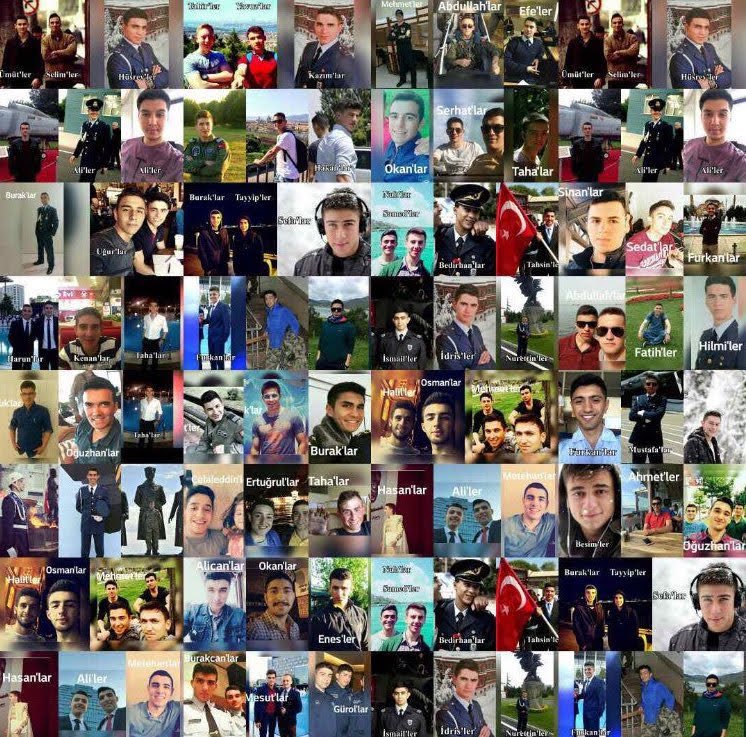Ülkenin en seçkin evlatları. Hic bir suçları yok! Ve yıllardır tutsaklar!
Geleceğini yok ediyorsun Türkiye!

Askeri Öğrencilere - Kursiyer Teğmenlere ve tüm masumlara Özgürlük!
ÜlkeminGençleri Tutuklu