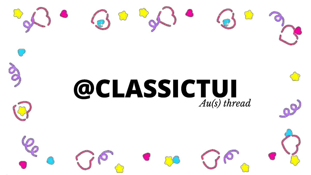 classictui's tweet image. Hi! You’ve reached CLASSICTUI !

Check out the thread for my fanfics, AUs, and little drabbles.