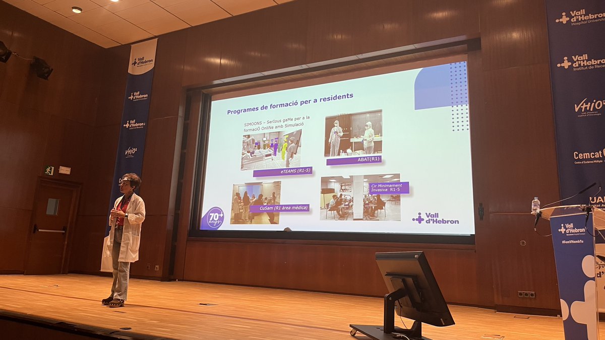 Vall d'Hebron Centre de Simulació Clínica Avançada (@simulaciovh) on Twitter photo Durant l'acte de benvinguda als nous #ResidentsVH la Dra. <a href="/MonicaRdgezCarb/">Mónica Rodriguez Carballeira</a>, directora de Docència de <a href="/vallhebron/">Vall d'Hebron</a> i del Centre de Simulació, ha explicat els diferents programes de formació que el Centre ofereix als residents.
Amb moltes ganes de veure'us pel Centre ben aviat! 🤗 Durant l'acte de benvinguda als nous #ResidentsVH la Dra. <a href="/MonicaRdgezCarb/">Mónica Rodriguez Carballeira</a>, directora de Docència de <a href="/vallhebron/">Vall d'Hebron</a> i del Centre de Simulació, ha explicat els diferents programes de formació que el Centre ofereix als residents.
Amb moltes ganes de veure'us pel Centre ben aviat! 🤗