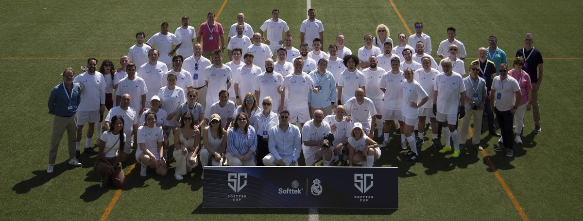What a day! We just celebrated the third edition of the Softtek Cup — at Ciudad Real Madrid, Real Madrid's iconic training facility!

Thanks to our clients, <a href="/realmadrid/">Real Madrid C.F.</a>, and the Softtekians who brought passion to every moment. Can’t wait to do it again! ⚽

#Softtek #RealMadrid