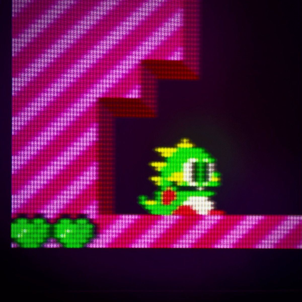 lord_dot's tweet image. Today is a good day.
 #pixelheart #bubblebobble
#arcade #coinop