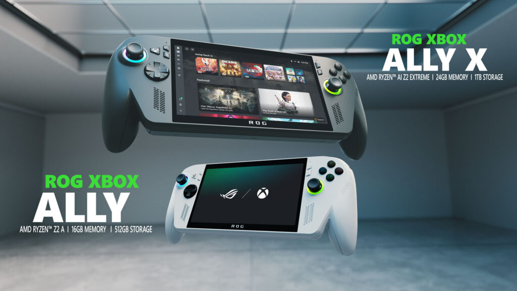 Xbox and ASUS have teamed up to unveil the ROG Xbox Ally and Ally X — two new handhelds built for performance and flexibility.

Launching Holiday 2025 in select markets, with more regions to follow.