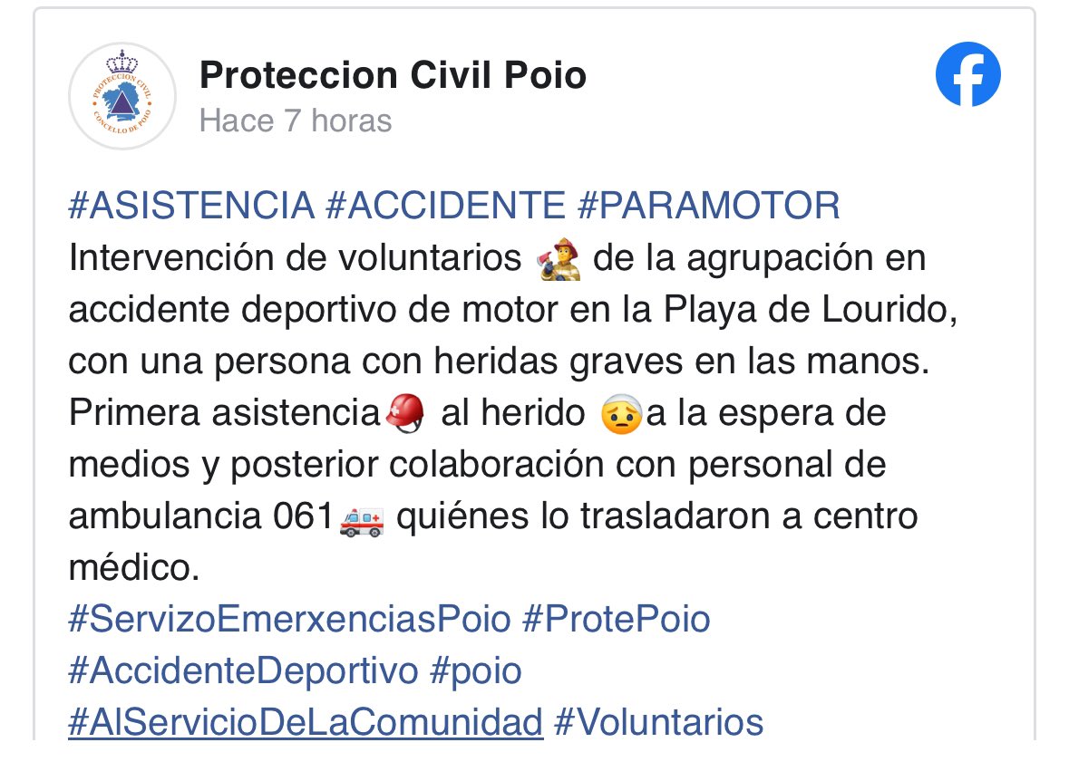 Una vez más, evidencia de la importancia de los Servicios de Emergencia Municipal.

La importancia de invertir en ellos y de tenerlos operativos.

Ese servicio de cercanía que ofrece isocronas óptimas.