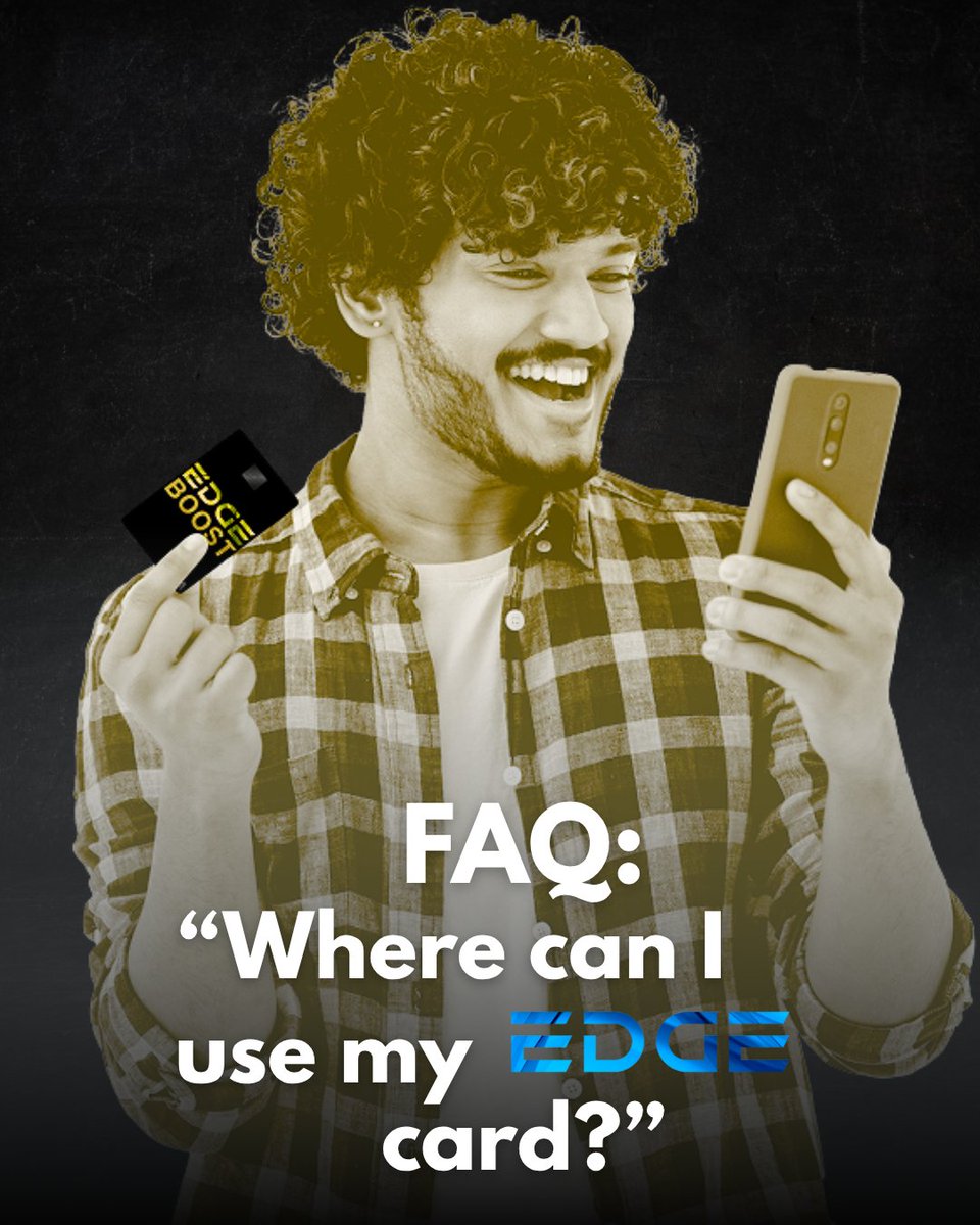 edgeboostbets's tweet image. The EDGE card can be linked to land based Casino digital wallets & used at all daily fantasy, iCasino, sports book, horse racing and social sweeps sites!
Terms & Conditions Apply