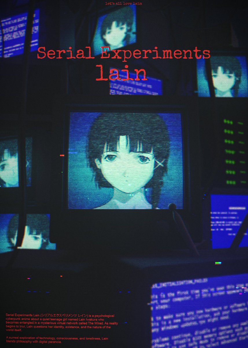 Serial Experiments Lain 💓

I rendered the image in blender , and touched up in photoshop.