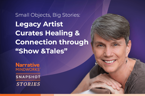 NMindworks's tweet photo. Martie McNabb calls herself a legacy artist. Her medium? People’s cherished objects.

In this SnapShot Story, Martie shares how objects - and the stories they carry - can become vessels for healing, connection, and creative expression.

🔗 https://t.co/OeTxoexmYt https://t.co/sYDfuRcBct