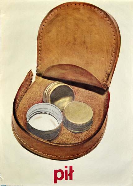 backintheprl's tweet photo. plakat antyalkoholowy projektu władysława pluty (1978) https://t.co/TPVfVJrWFw