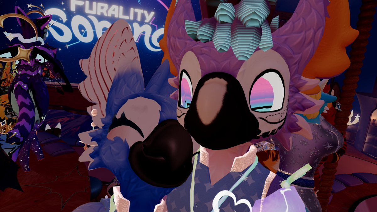 Zohthyn's tweet image. Well, Furality is over and I can't express how much I enjoyed being there, with you, @Tsune_moonwing. A year has passed since we met at last year's convention, and being here again, as a couple, is something I couldn't imagine back then

For everything, I love you

#FuralitySomna