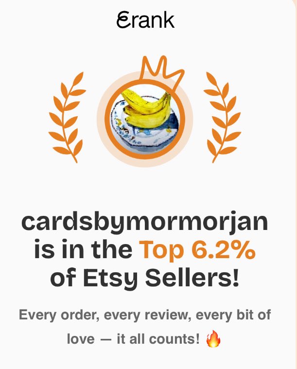 MormorJan's tweet photo. Ooh look what #erank have found out about my Etsy ranking!! 🎉 feeling very proud #womaninbizhour #MHHSBD #EtsyTeamUNITY pop into my store and see what it’s all about 👇 https://t.co/8NdY9NkdSn https://t.co/TLiEsirHkW