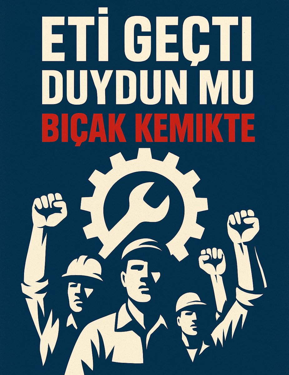 Emeğimizin karşılığını istiyoruz. Ekonomik krizin sebebi biz değiliz 
Kamu Çerçeve görüşmesi bir an önce bitirilsin  aksi taktirde 

MüzakereYoksa MücadeleVar
