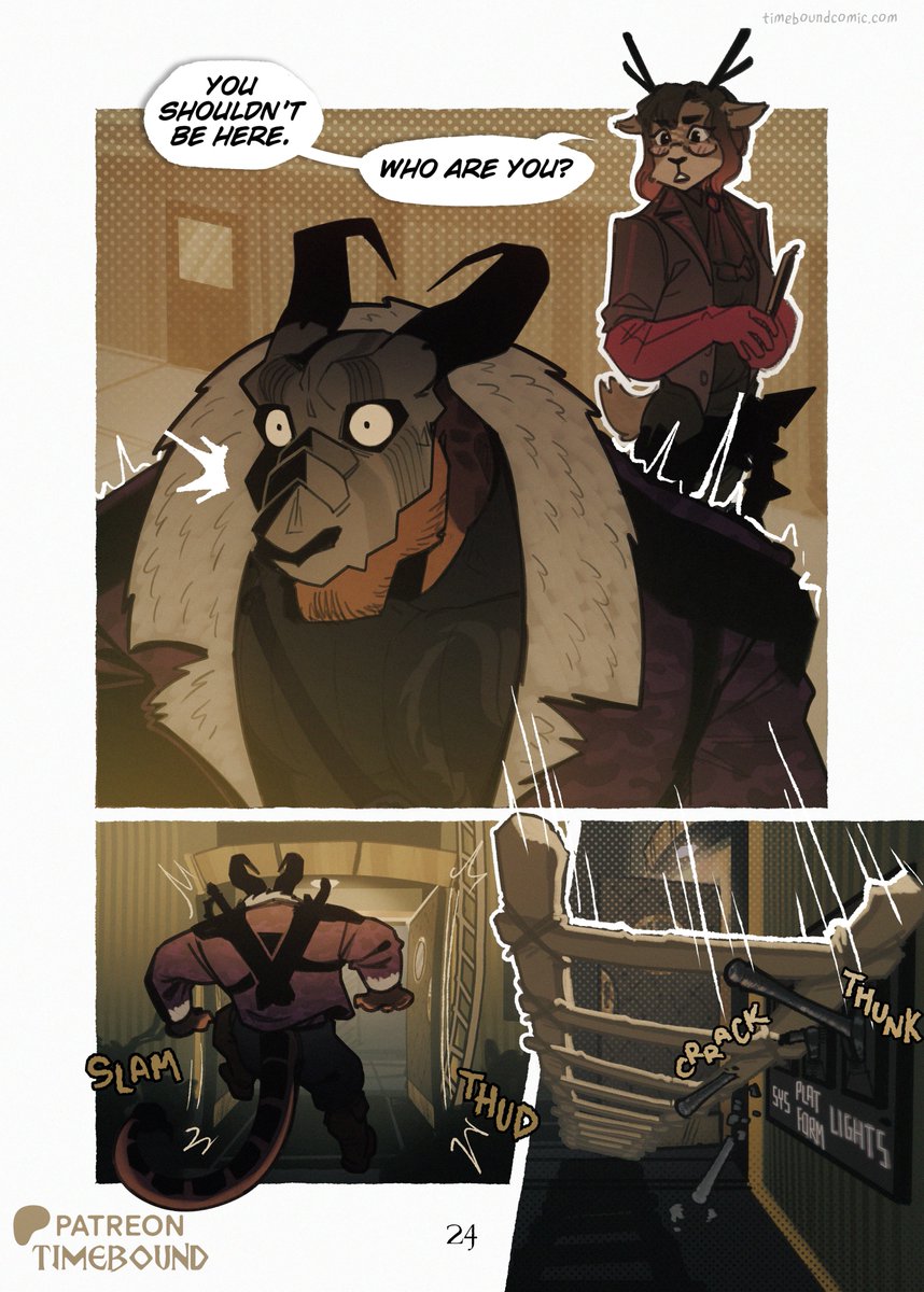 BUSTED!!! (pg23,24)

more pages in bio!
#Timebound #TimeboundComic 