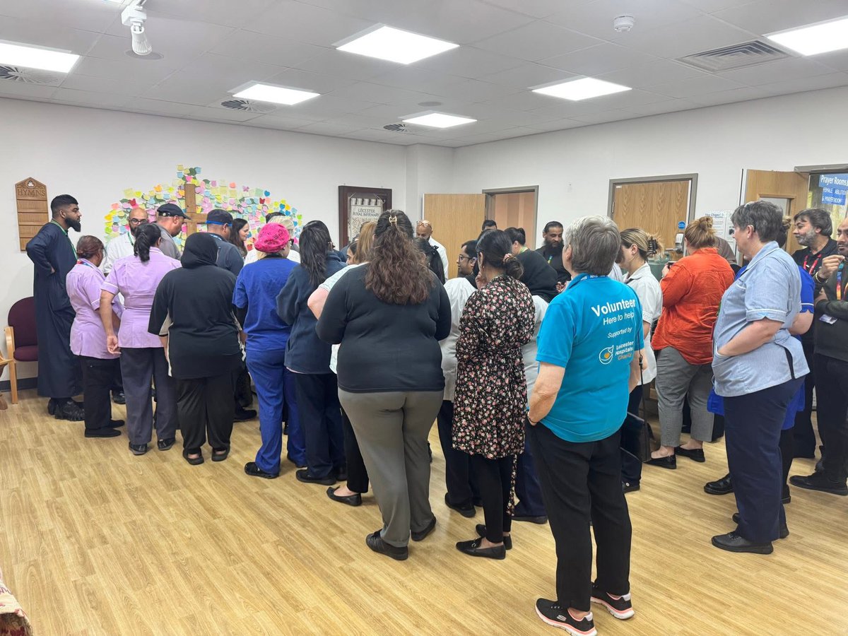 Thank you to the Chaplaincy team at Leicester NHS hospital’s for hosting a beautiful Eid celebration dinner at Leicester Royal Infirmary @leicestershospitals The multi faith Chaplaincy team are some of the unsung heroes who do an amazing job behind the scenes. THANK YOU