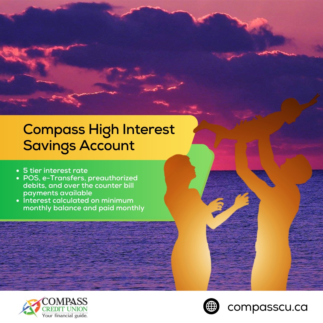 📷 Planning for the future?

Whether you're saving for a home, growing your family,
or building an emergency fund, Compass Credit Union’s
High Interest Savings Account helps your money work
harder for you!

📷 compasscu.ca/personal-accou…