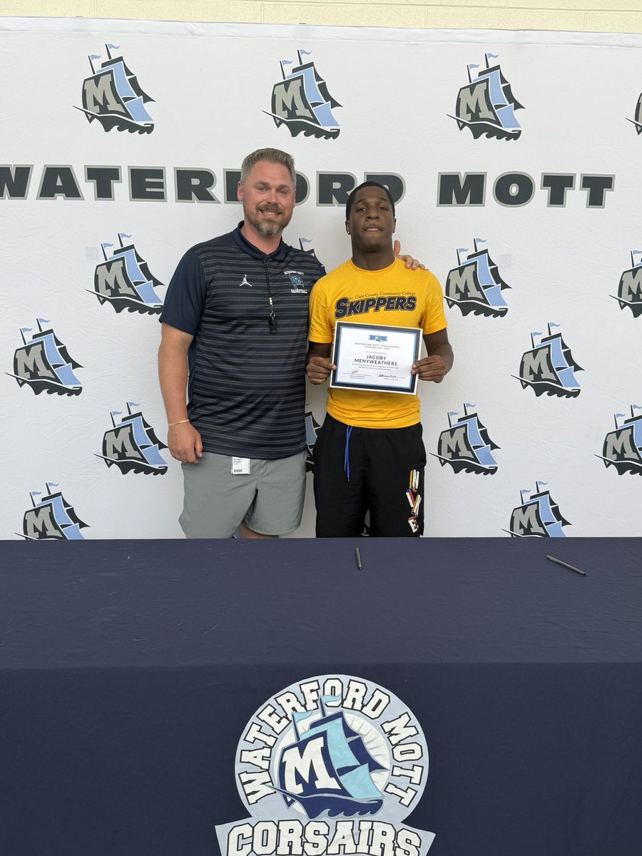 Congrats to <a href="/kobemeny1/">Jacoby Menyweathers</a> on signing with <a href="/sc4_mbasketball/">SC4 Men's Basketball</a> .  They are getting a high quality player!  Excited for what the next chapter will bring you!  #corsairs2college #wetheship #thecorsairsway