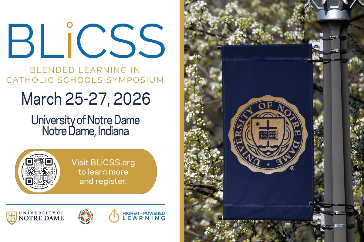 BLiCSS is the singular opportunity for leaders in Catholic education to form a unified vision for blended and personalized learning in Catholic schools and collaborate to share best practices. bit.ly/4dVht7u Register now!