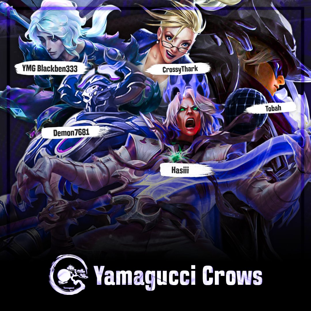 🚨 Unser offizielles Lineup der Crows in Div 6:

🔝 Top: Demon | E1 9LP – Demon7681#EUW
🌲 Jungle: Hasi | P2 – Hasiii#EUW
⚔️ Mid: Ben | E3 – Blackben333#rawr
🏹 ADC: Tobah | E3 – Tobah#LARGE
🛡️ Supp: CrossyThark | D2 50LP - CrossyThark#LOSER
📺 twitch.tv/godguycrossy