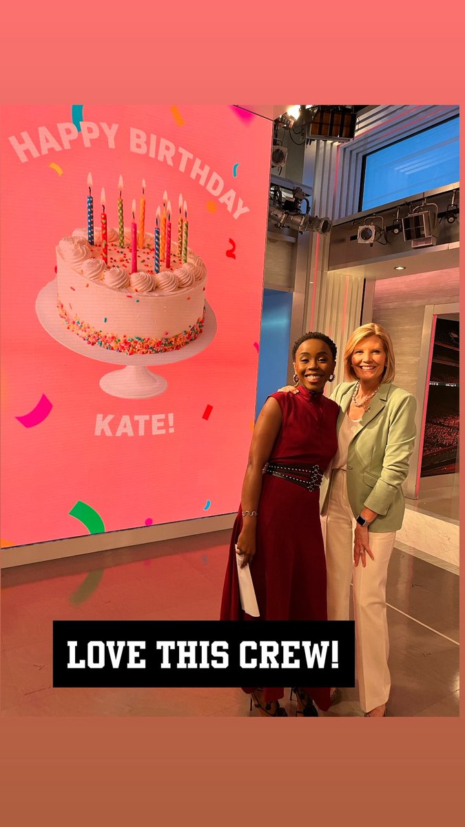 We have such a supportive team at NBC News Daily! Thank you John Duber (our director) for the BIG card!

You guys made my day!