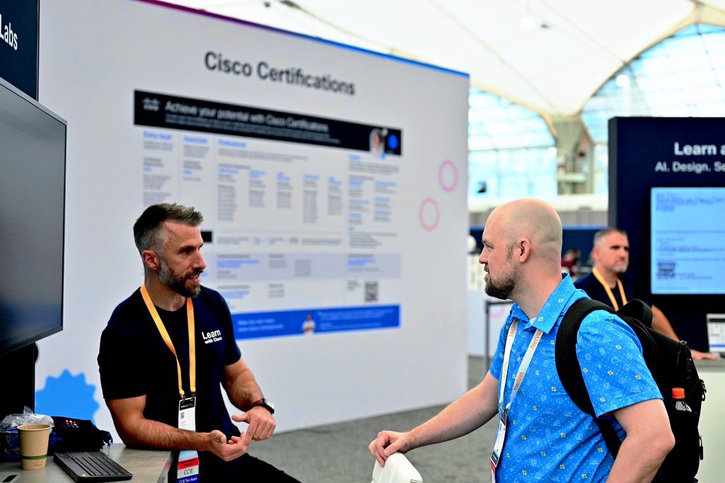 CiscoVIRL's tweet image. #CML 2.9 is here, and we’d love to show you all the latest features.
🌐 Docker container support
🔐 Advanced group permissions
👥 Node disc image cloning
—and more.
Stop by Learn with Cisco at #CiscoLive to see a demo w/@breakintheweb!